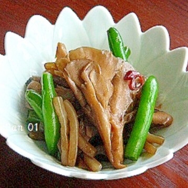 舞茸こんにゃく炒め(キンピラ風味)